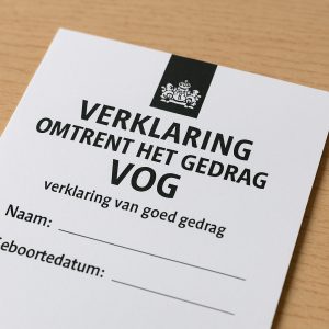 Aanvraag gratis VOG